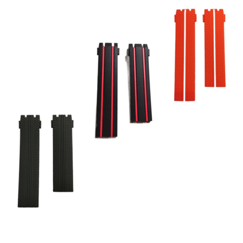 rubber band strap for Tissot T-Race Chronograph Men's watch T092.427