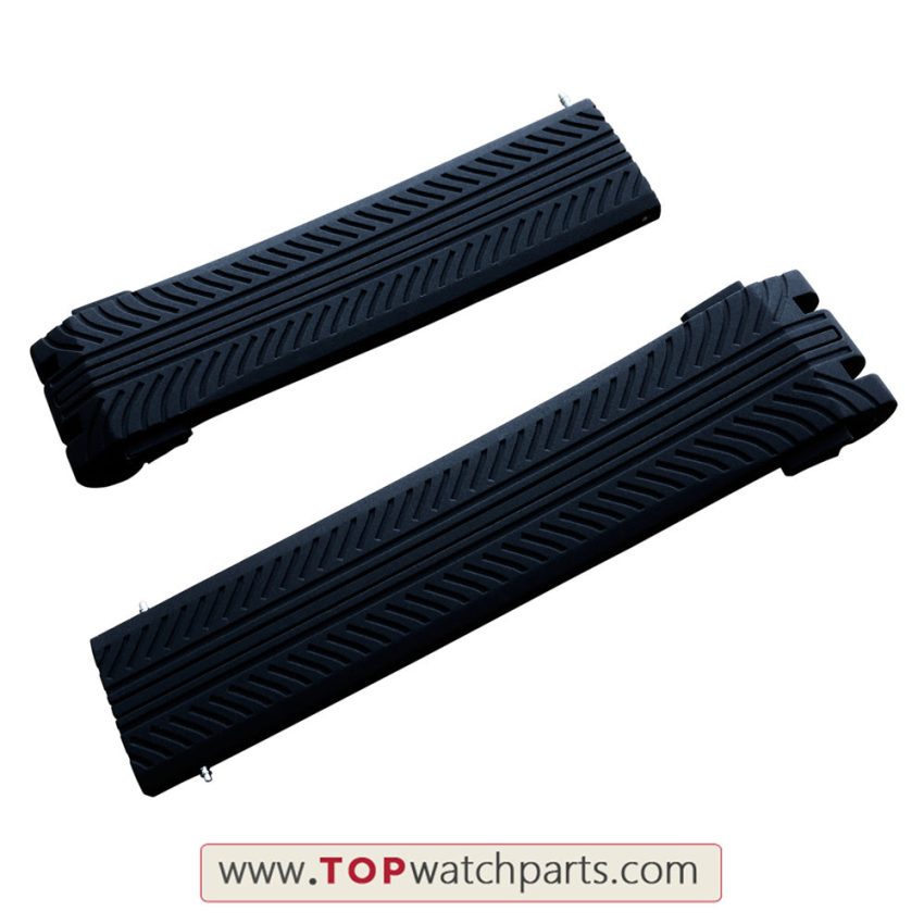 rubber band strap for Tissot T-Race Chronograph Men's watch T092.427