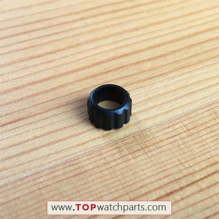 rubber watch pusher paster sticker crown cover for TAG HEUER AQUARACER CAK2111 automatic watch
