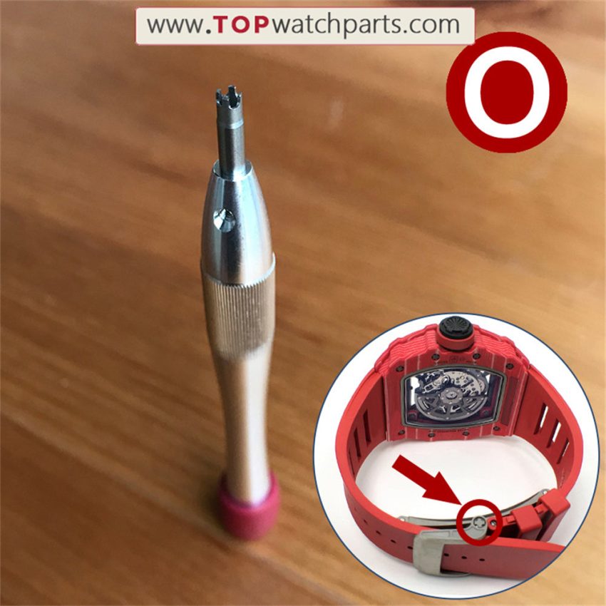 steel screwdriver set for Audemars Piguet,Bvlgari,Bulova,Blancpain,Oris,IWC,Richard Mille,Carl F.Bucherer watch