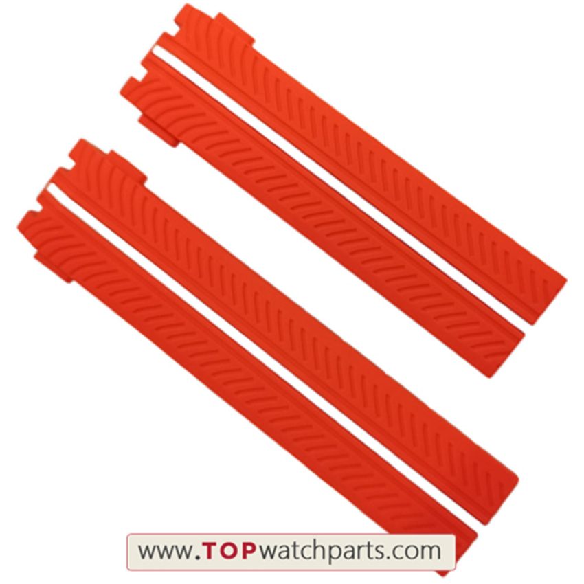 rubber band strap for Tissot T-Race Chronograph Men's watch T092.427